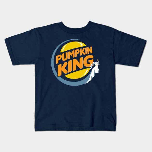 Pumpkin King Kids T-Shirt by iceknyght